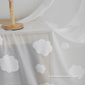 Blackout Shading 3D Embroidery Children Tulle Curtain Sheer